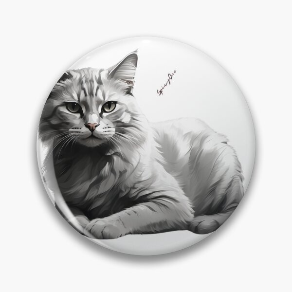 Item preview, Black White Cat art designed and sold by SpicyOne.