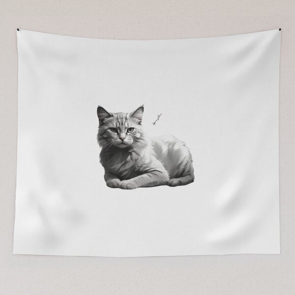 Item preview, Black White Cat art designed and sold by SpicyOne.
