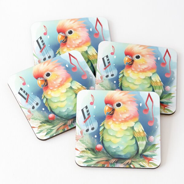 Item preview, Colorful Christmas Parrot designed and sold by cute-animals99.