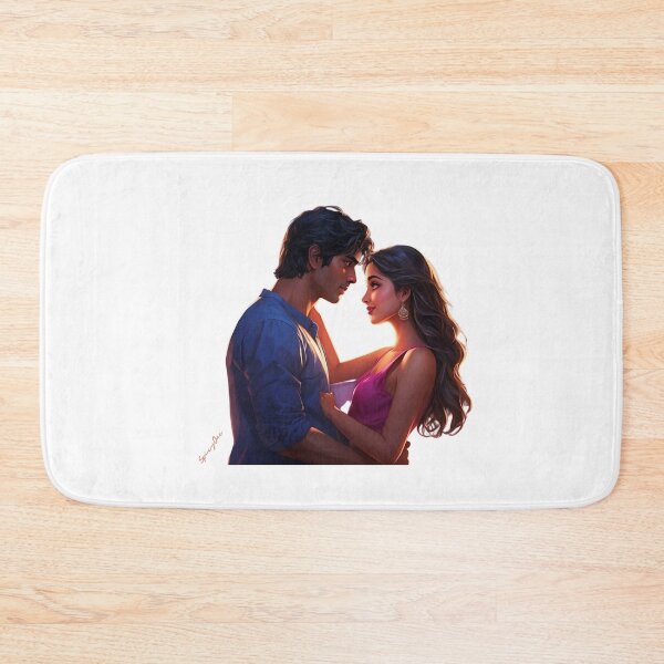 Item preview, Attractive couple Semi-Hugging designed and sold by SpicyOne.