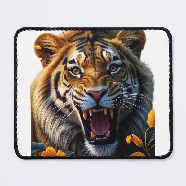 Item preview, Roaring tiger face designed and sold by SpicyOne.