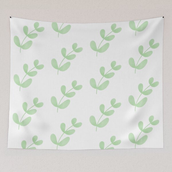 Item preview, Minimal green leaf plant hand drawn illustration designed and sold by Anngozza2.