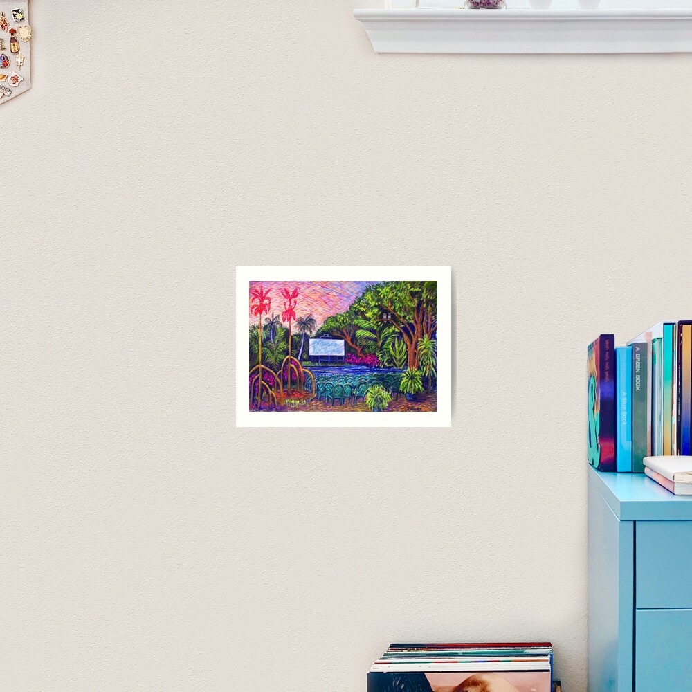 Silver screen Art Print
