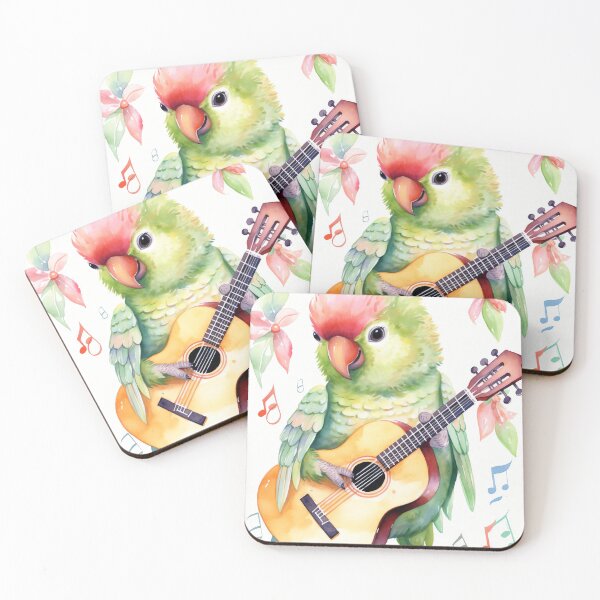 Item preview, Colorful Parrot Serenade designed and sold by cute-animals99.