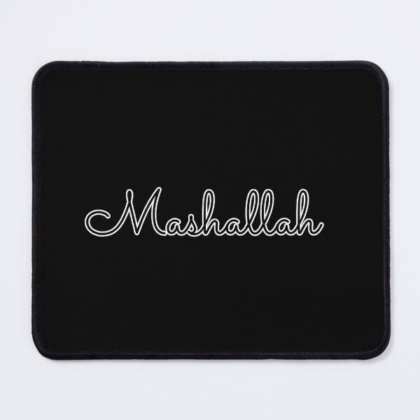 Item preview, Writing Mashallah Name Label (Black) designed and sold by NormadWorld.