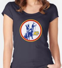 KANSAS CITY SCOUTS HOCKEY RETRO Women's Fitted Scoop T-Shirt