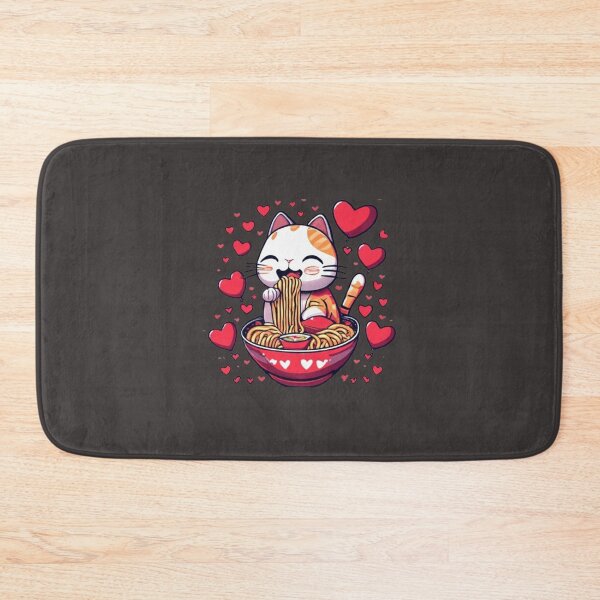 Item preview, Noodle Love Kitty designed and sold by Stitch-Switch.