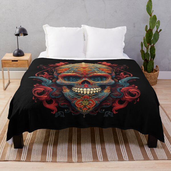 Item preview, Retro Style Skull head Tattoo designed and sold by Goku Creations.