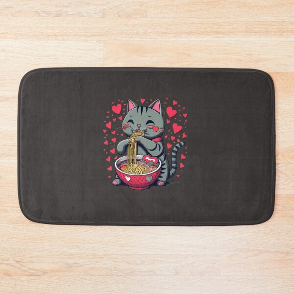 Item preview, Noodle Love Kitty designed and sold by Stitch-Switch.