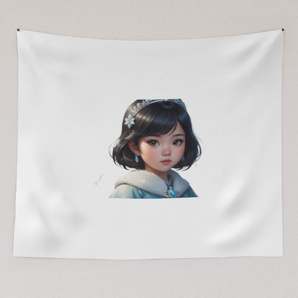 Item preview, Cute little girl with stylish hair designed and sold by SpicyOne.