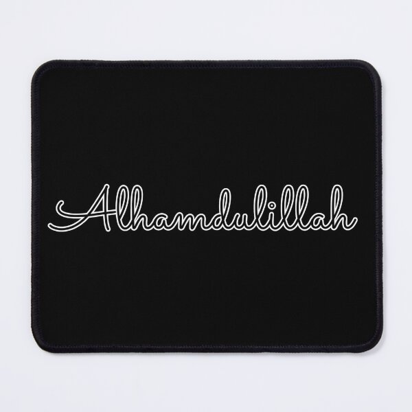 Item preview, Writing Alhamdulillah Name Label (Black) designed and sold by NormadWorld.