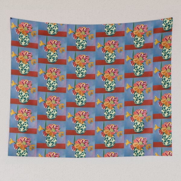 Item preview, Flower Market Inspired By Matisse Painting designed and sold by Tamas Das.