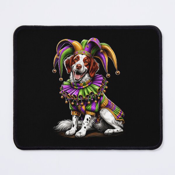 Item preview, Brittany Dog Mardi Gras Festival Clown Carnival Celebration designed and sold by JoelFox165.