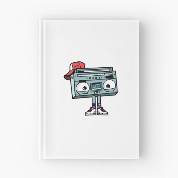 Item preview, Old School Boombox Character with Kicks designed and sold by 80sKidd.