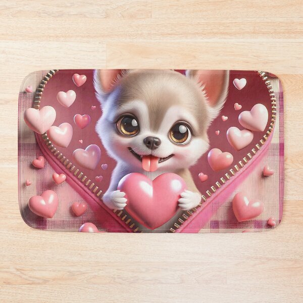 Item preview, 3D Zipper Dog Valentine Cute Puppies designed and sold by Marcu Ioachim.