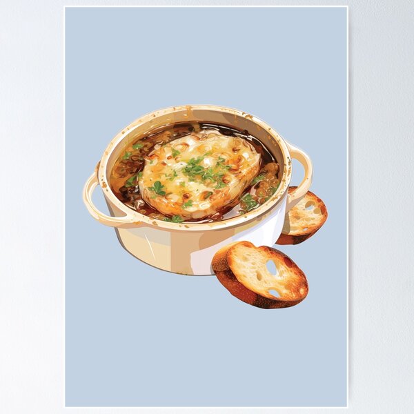 Item preview, Classic French Onion Soup designed and sold by Alicia Chee.