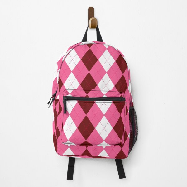 Item preview, the argyle and diamond pattern fabric Super cute pink, white and dark pink. designed and sold by D- Day.