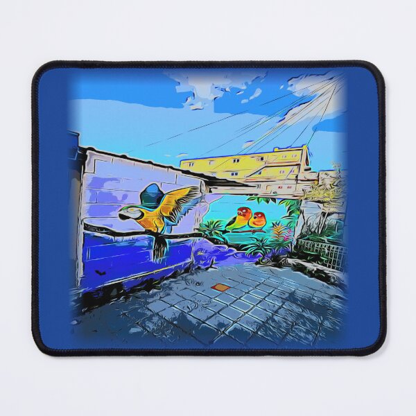 Item preview, parrot, Mural, oil painting designed and sold by zzzozzo.