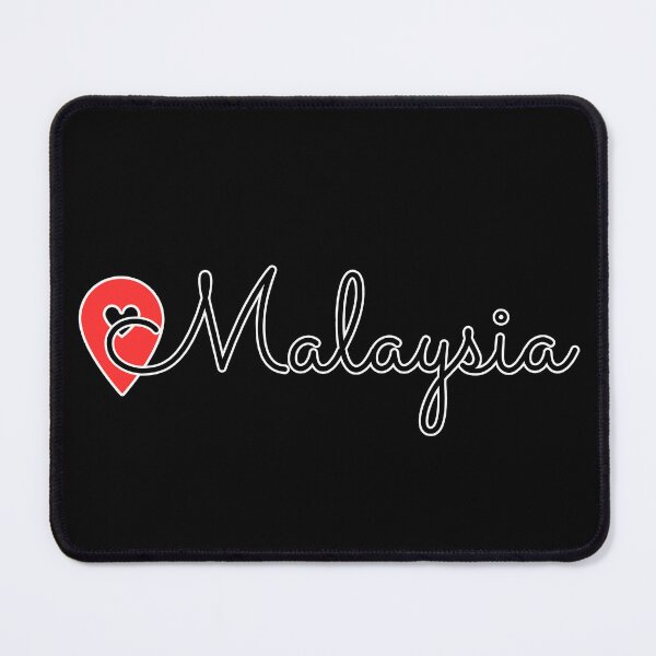 Item preview, Writing Malaysia location Label (Black) designed and sold by NormadWorld.