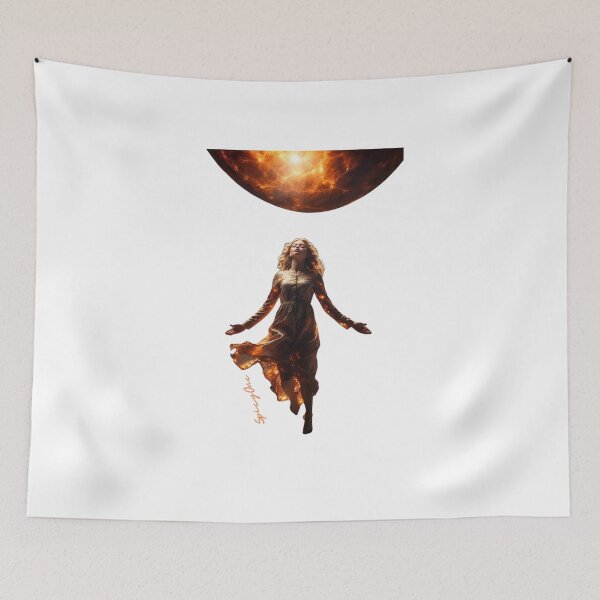 Item preview, young girl melting in space designed and sold by SpicyOne.