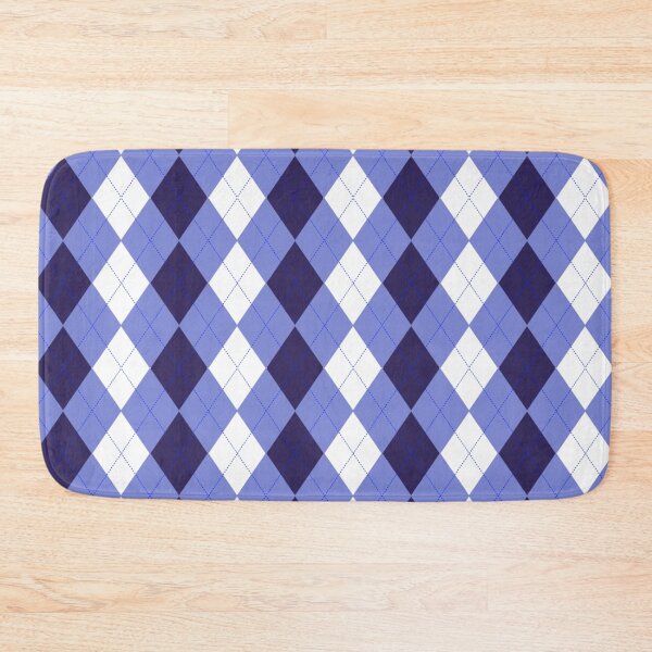 Item preview, the argyle and diamond pattern fabric Blue, sky blue and white.  Cute pale colors. designed and sold by D- Day.