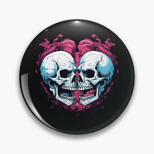 Item preview, Two skull fighting against each other designed and sold by Goku Creations.