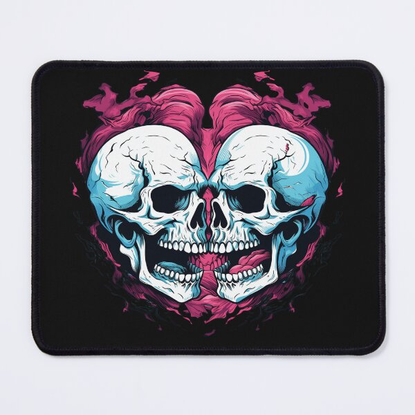 Item preview, Two skull fighting against each other designed and sold by Goku Creations.