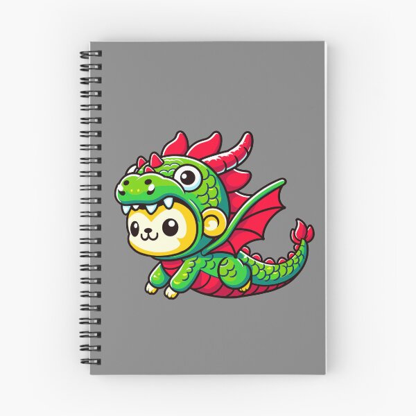 Item preview, Cute Monkey in Dragon Costume Suit Flying in the Universe designed and sold by merchloh128.
