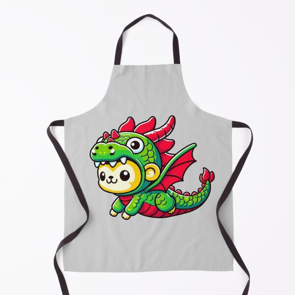 Item preview, Cute Monkey in Dragon Costume Suit Flying in the Universe designed and sold by merchloh128.