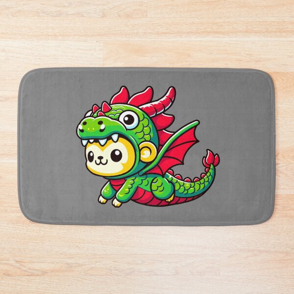 Item preview, Cute Monkey in Dragon Costume Suit Flying in the Universe designed and sold by merchloh128.