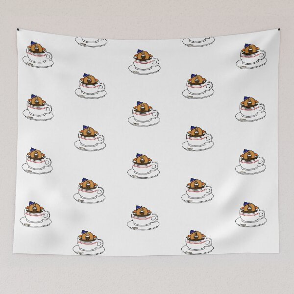 Item preview, a Donut guy in the cup of coffee designed and sold by superbaechoo.