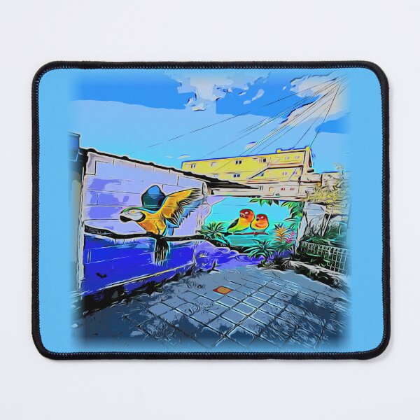 Item preview, parrot, Mural, oil painting designed and sold by zzzozzo.