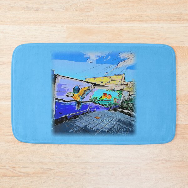 Item preview, parrot, Mural, oil painting designed and sold by zzzozzo.