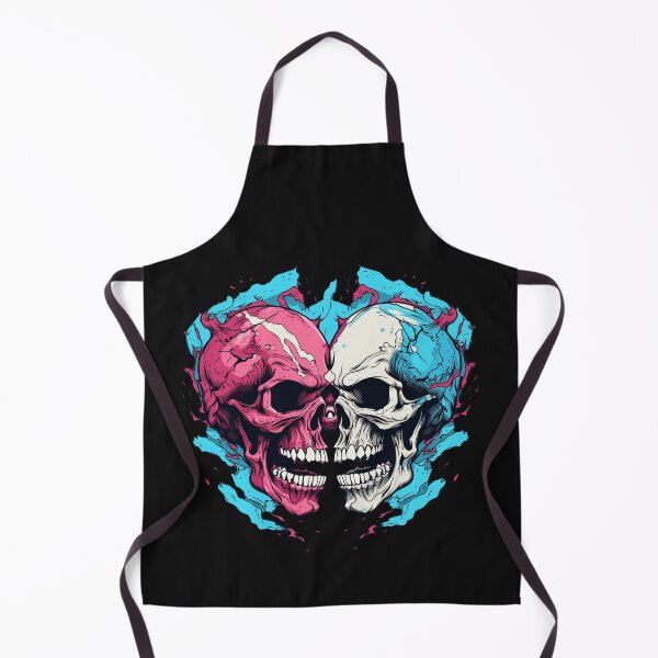 Item preview, Two skull fighting against each other designed and sold by Goku Creations.