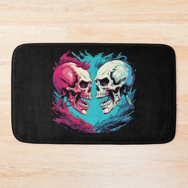 Item preview, Two skull fighting against each other designed and sold by Goku Creations.
