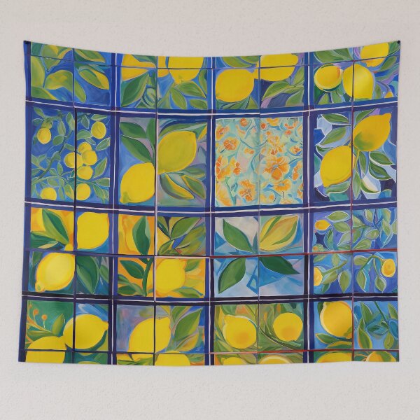 Item preview, Citrus Mosaic: Lemon Grove Artwork designed and sold by 21 Tulips.