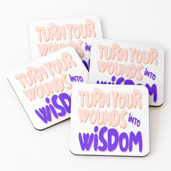 Item preview, Turn Your Wounds Into Wisdom designed and sold by linestoreflect.