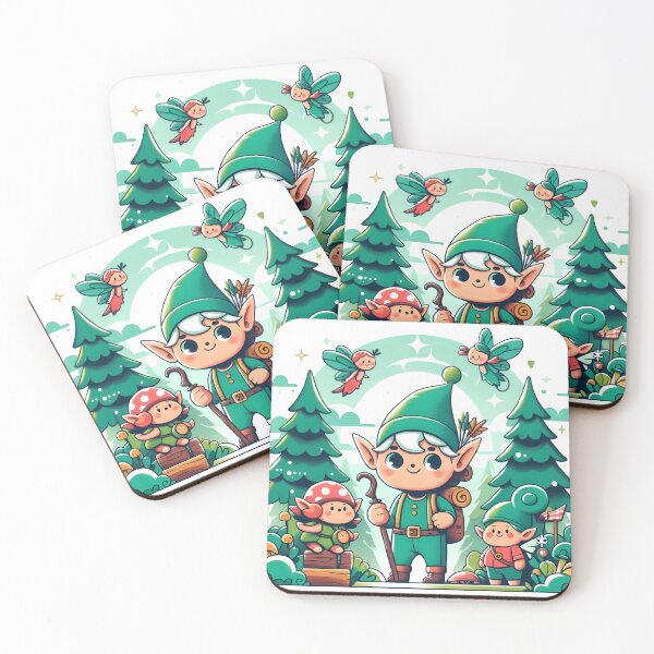 Item preview, Adventures in the fairy forest: cute fantasy creatures designed and sold by CONTAINION.
