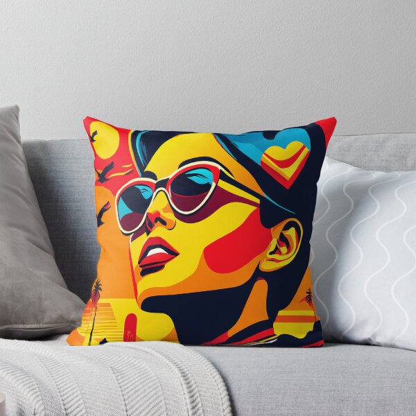 Item preview, 'Urban Elegance' Cool Woman illustration designed and sold by PrintMuseStudio.