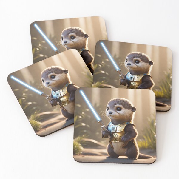 Item preview, Robot Otter is training to fight. designed and sold by BotunPeony.