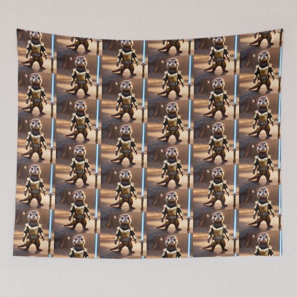 Item preview, Robot Otter is training to fight. designed and sold by BotunPeony.