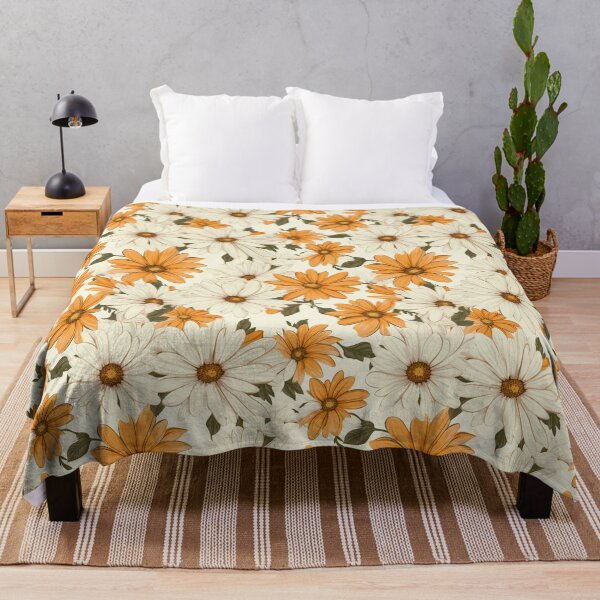 Item preview, Daisy Pattern (white and yellow)  designed and sold by HofTao.