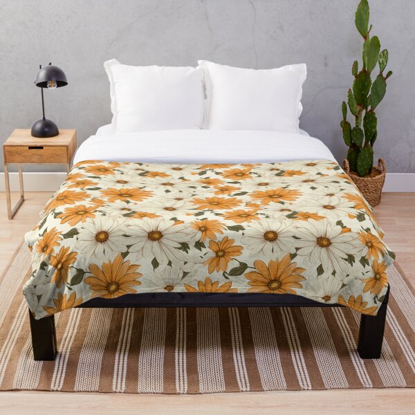 Item preview, Daisy Pattern (white and yellow)  designed and sold by HofTao.