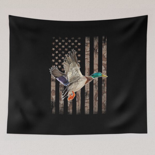 Artikelvorschau, Entenjäger, amerikanische Flagge, Wasservögel, Jagd, Tarnung entworfen und verkauft von taaddison50.