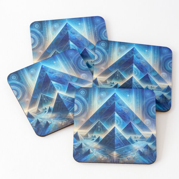 Item preview, Blue Pyramids designed and sold by Ethereal Visions.