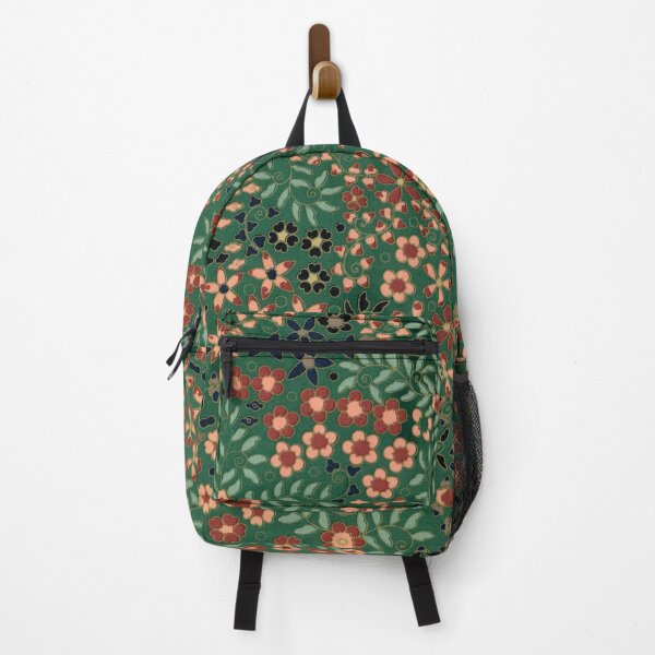 Item preview, Vintage Japanese Green Florals Pattern - G.A. Audsley's Ornamental Arts of Japan designed and sold by EmeraldeaArt.