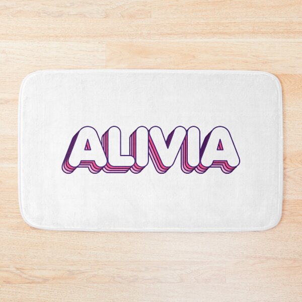Item preview, Pink Layers Alivia Name Label  designed and sold by NafilNafiz.