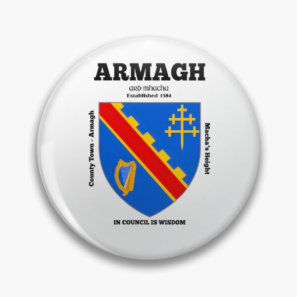 Item preview, Irish County Armagh Ireland Crest, Translation & More designed and sold by REAL IRISH GIFTS.
