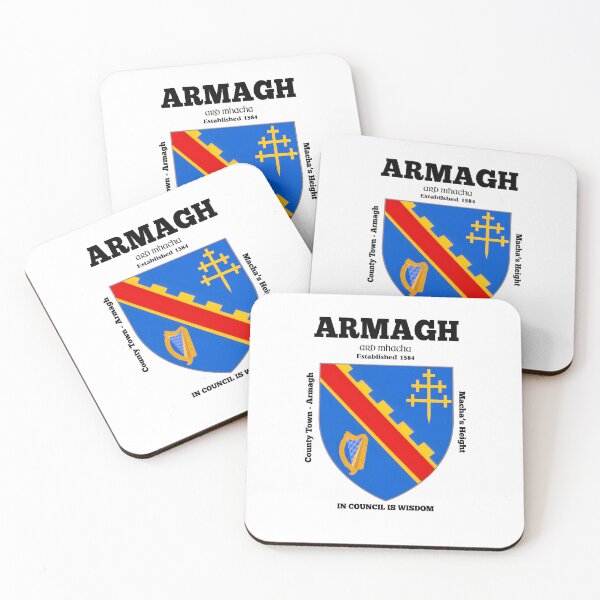 Item preview, Irish County Armagh Ireland Crest, Translation & More designed and sold by REAL IRISH GIFTS.
