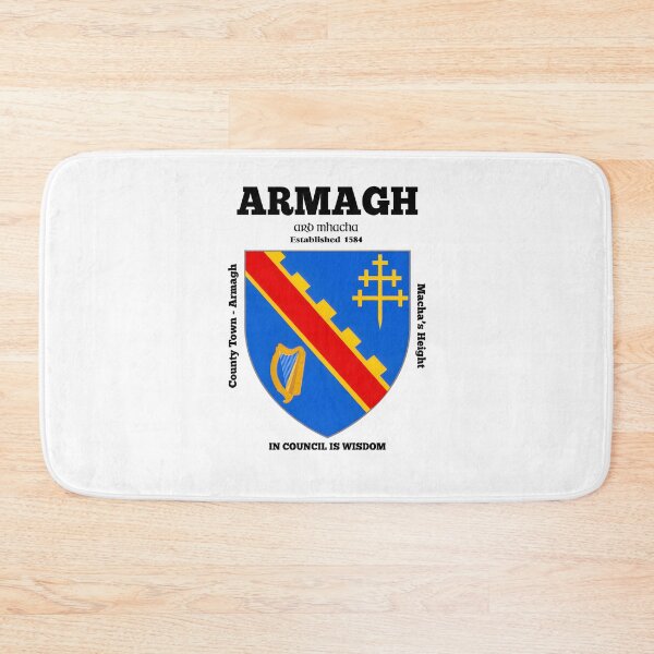 Artikelvorschau, Wappen der Grafschaft Armagh, Irland – Übersetzung & mehr entworfen und verkauft von REAL IRISH GIFTS.